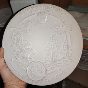 Frankoma Bi-Centennial Celebration Commemorative Plate Set of 5